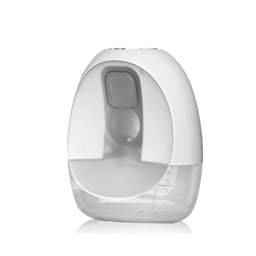image-S18 Electric Wearable Hands-Free Breast Pump White Bilateral