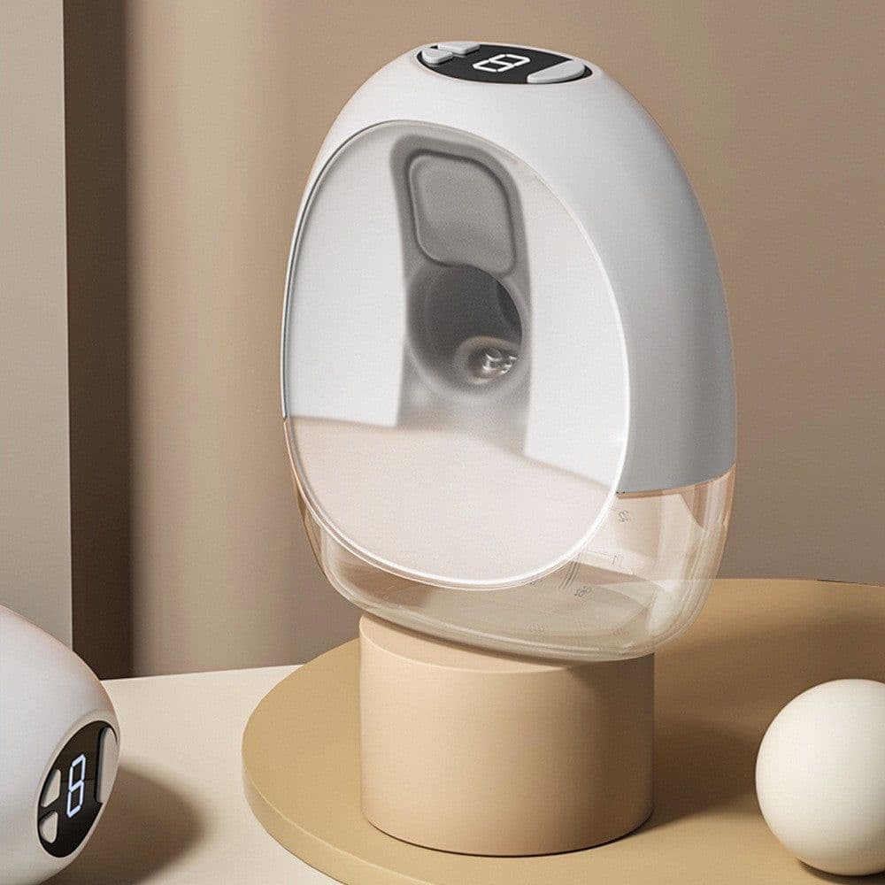 image-S18 Electric Wearable Hands-Free Breast Pump White Bilateral