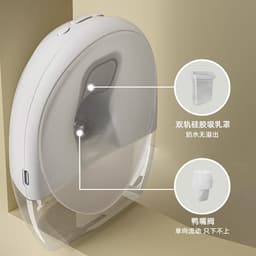image-S18 Electric Wearable Hands-Free Breast Pump White Bilateral