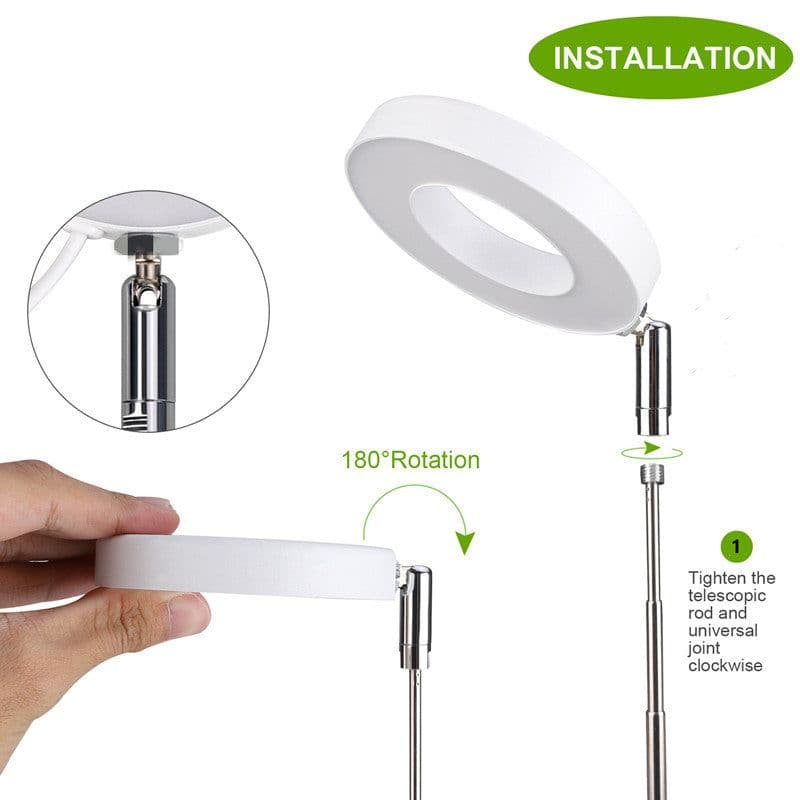 image-LED Grow Light Ring USB Full Spectrum for Plants