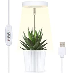 image-LED Grow Light Ring USB Full Spectrum for Plants
