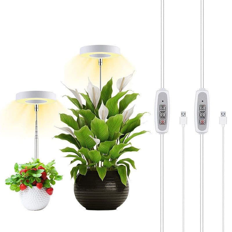 image-LED Grow Light Ring USB Full Spectrum for Plants