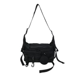 image-Ruiying Nylon Messenger Bag Small Crossbody Bag Unisex Grey