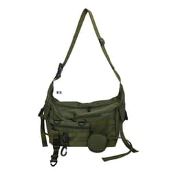 image-Ruiying Nylon Messenger Bag Small Crossbody Bag Unisex Grey