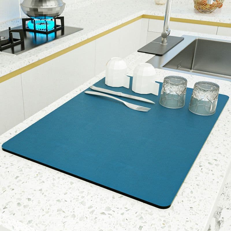 image-PU Leather Countertop Drain Mat Heat Insulation Pad