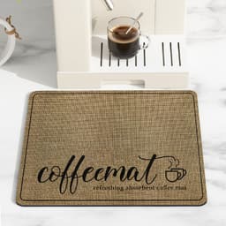 image-PU Leather Countertop Drain Mat Heat Insulation Pad