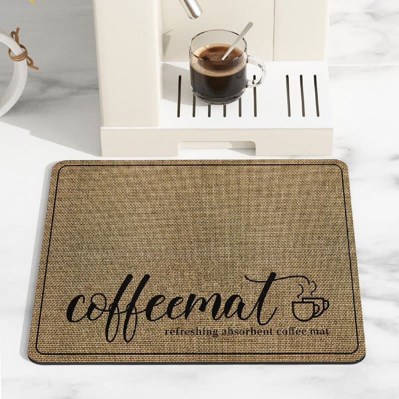 image-PU Leather Countertop Drain Mat Heat Insulation Pad