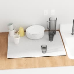 image-PU Leather Countertop Drain Mat Heat Insulation Pad