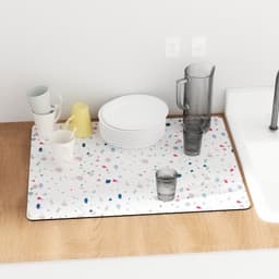 image-PU Leather Countertop Drain Mat Heat Insulation Pad