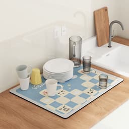 image-PU Leather Countertop Drain Mat Heat Insulation Pad