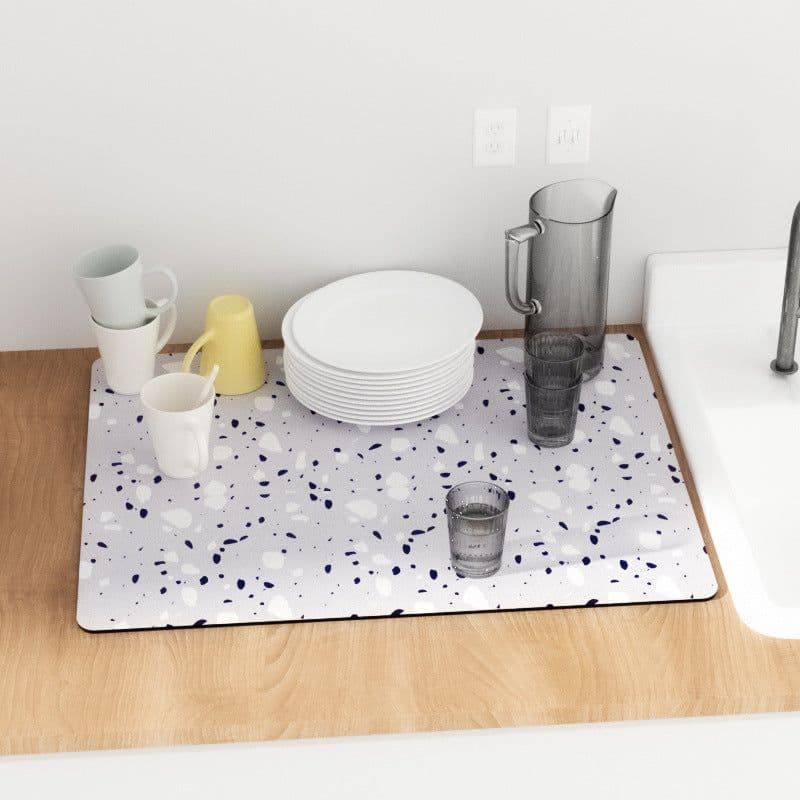 image-PU Leather Countertop Drain Mat Heat Insulation Pad