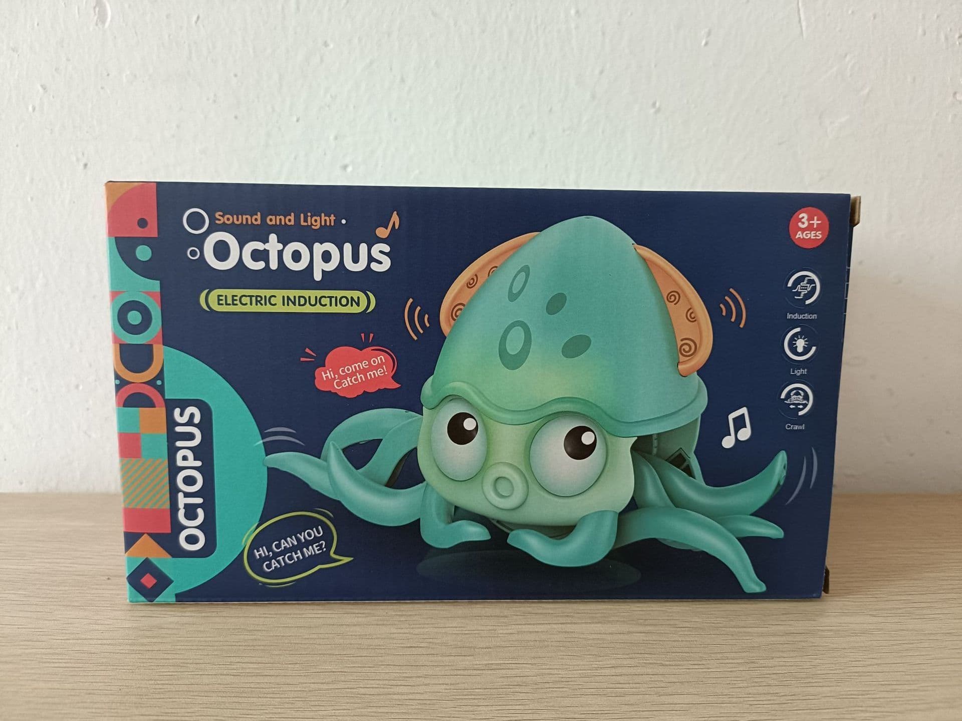 image-Electric Dancing Crab Toy with Music, Lights & Obstacle Avoidance