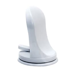 image-Bathroom Suction Cup Footstool 15x11.5cm Plastic Pedal