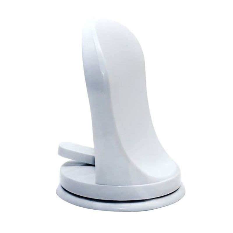image-Bathroom Suction Cup Footstool 15x11.5cm Plastic Pedal