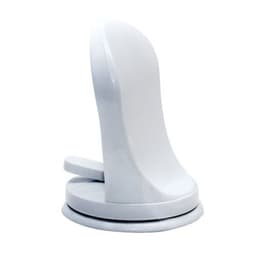 image-Bathroom Suction Cup Footstool 15x11.5cm Plastic Pedal