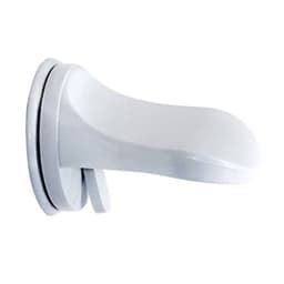 image-Bathroom Suction Cup Footstool 15x11.5cm Plastic Pedal