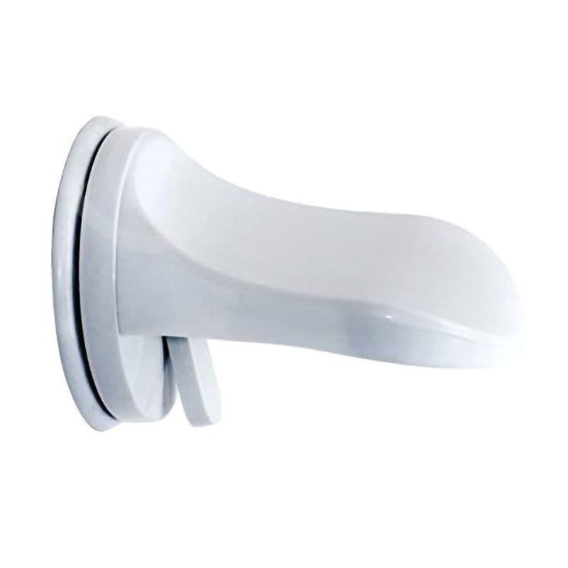 image-Bathroom Suction Cup Footstool 15x11.5cm Plastic Pedal