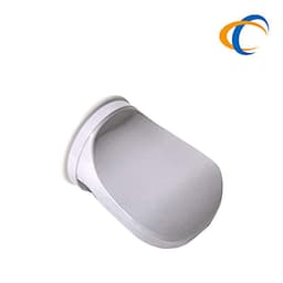 image-Bathroom Suction Cup Footstool 15x11.5cm Plastic Pedal