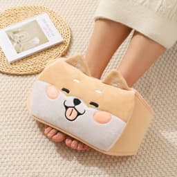 image-Hand Guardian Cartoon PVC Hot Water Bottle with Waist Belt