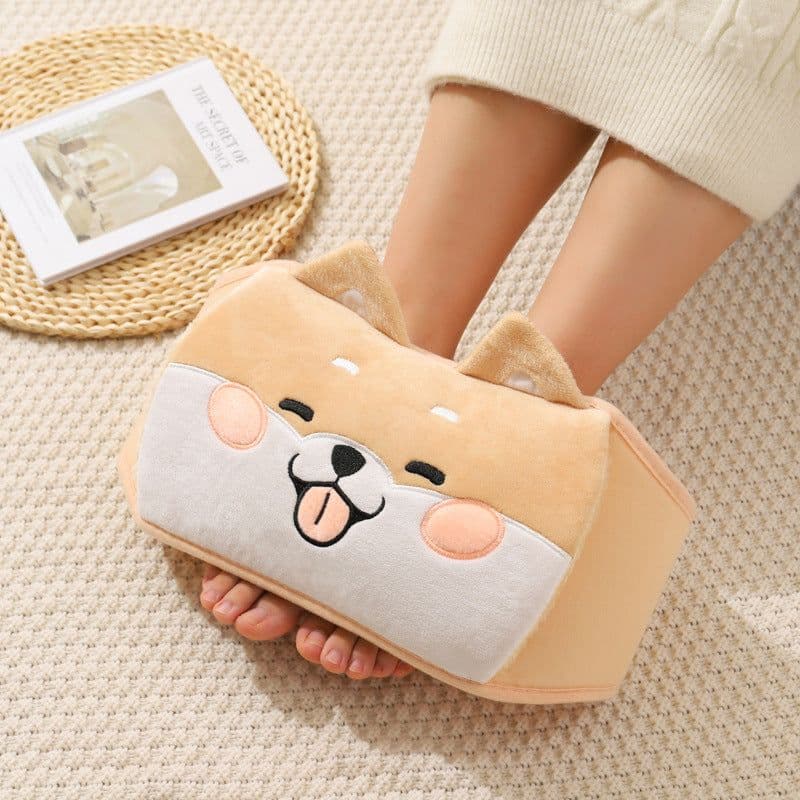 image-Hand Guardian Cartoon PVC Hot Water Bottle with Waist Belt