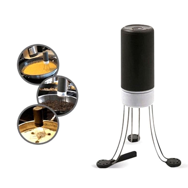 image-Electric Egg Beater Mixer with Stirring Rod - Colorful