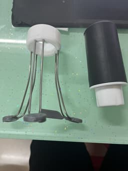 image-Electric Egg Beater Mixer with Stirring Rod - Colorful