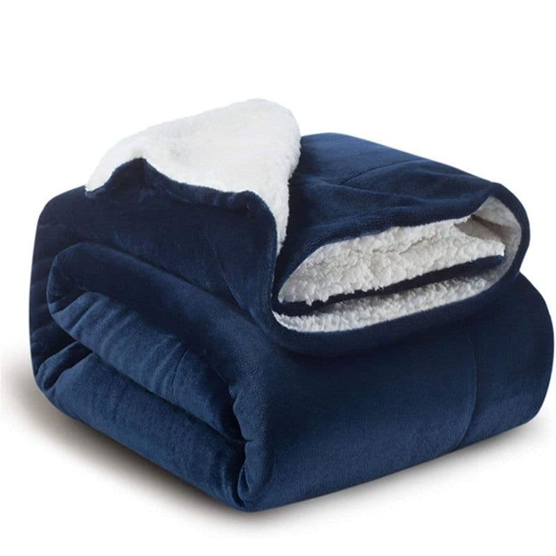 image-Winter Thickened Double-Layer Fleece Blanket