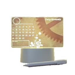 image-Acrylic Transparent Desk Calendar Wipeable Message Board