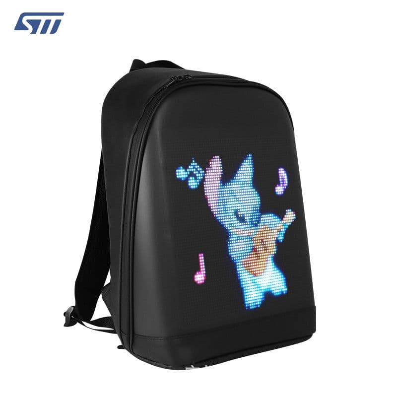 image-SANTO LED Display Backpack Waterproof Smart Advertising 20-35L