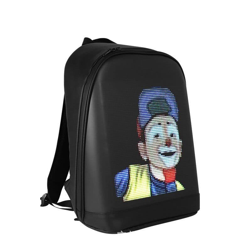 image-SANTO LED Display Backpack Waterproof Smart Advertising 20-35L