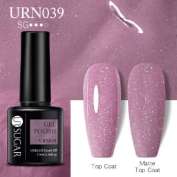 image-UR SUGAR Nail Polish Gel URN090 7.5ML Solid Color Phototherapy