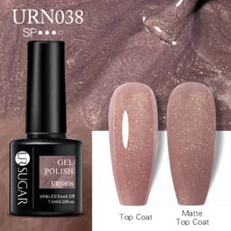 image-UR SUGAR Nail Polish Gel URN090 7.5ML Solid Color Phototherapy