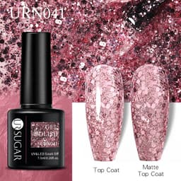 image-UR SUGAR Nail Polish Gel URN090 7.5ML Solid Color Phototherapy