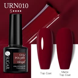 image-UR SUGAR Nail Polish Gel URN090 7.5ML Solid Color Phototherapy