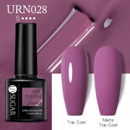 image-UR SUGAR Nail Polish Gel URN090 7.5ML Solid Color Phototherapy
