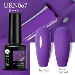 image-UR SUGAR Nail Polish Gel URN090 7.5ML Solid Color Phototherapy