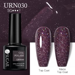 image-UR SUGAR Nail Polish Gel URN090 7.5ML Solid Color Phototherapy