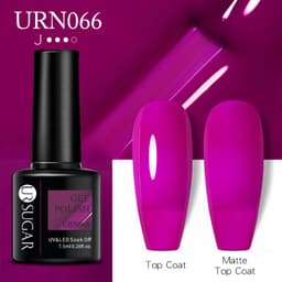 image-UR SUGAR Nail Polish Gel URN090 7.5ML Solid Color Phototherapy