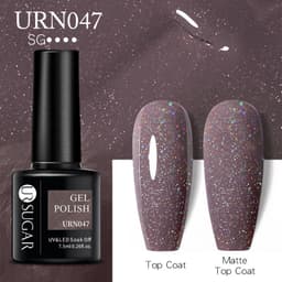 image-UR SUGAR Nail Polish Gel URN090 7.5ML Solid Color Phototherapy
