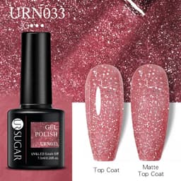 image-UR SUGAR Nail Polish Gel URN090 7.5ML Solid Color Phototherapy