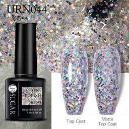 image-UR SUGAR Nail Polish Gel URN090 7.5ML Solid Color Phototherapy