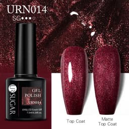 image-UR SUGAR Nail Polish Gel URN090 7.5ML Solid Color Phototherapy