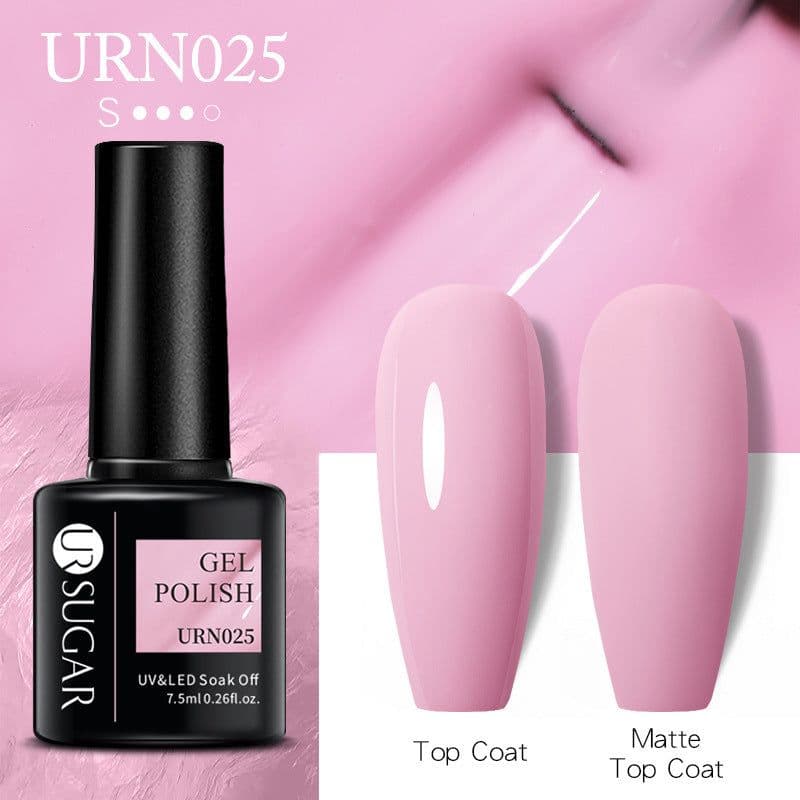 image-UR SUGAR Nail Polish Gel URN090 7.5ML Solid Color Phototherapy