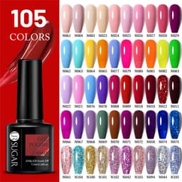 image-UR SUGAR Nail Polish Gel URN090 7.5ML Solid Color Phototherapy