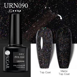 image-UR SUGAR Nail Polish Gel URN090 7.5ML Solid Color Phototherapy