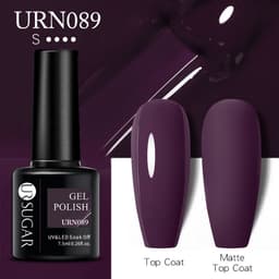 image-UR SUGAR Nail Polish Gel URN090 7.5ML Solid Color Phototherapy