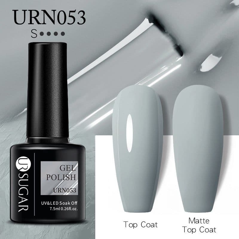 image-UR SUGAR Nail Polish Gel URN090 7.5ML Solid Color Phototherapy