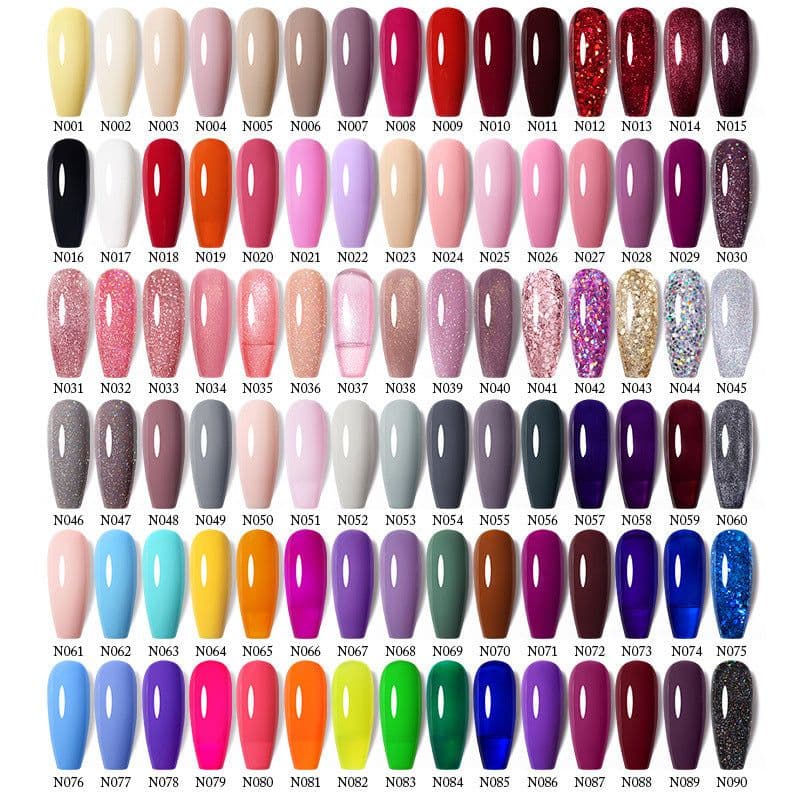 image-UR SUGAR Nail Polish Gel URN090 7.5ML Solid Color Phototherapy