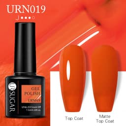 image-UR SUGAR Nail Polish Gel URN090 7.5ML Solid Color Phototherapy
