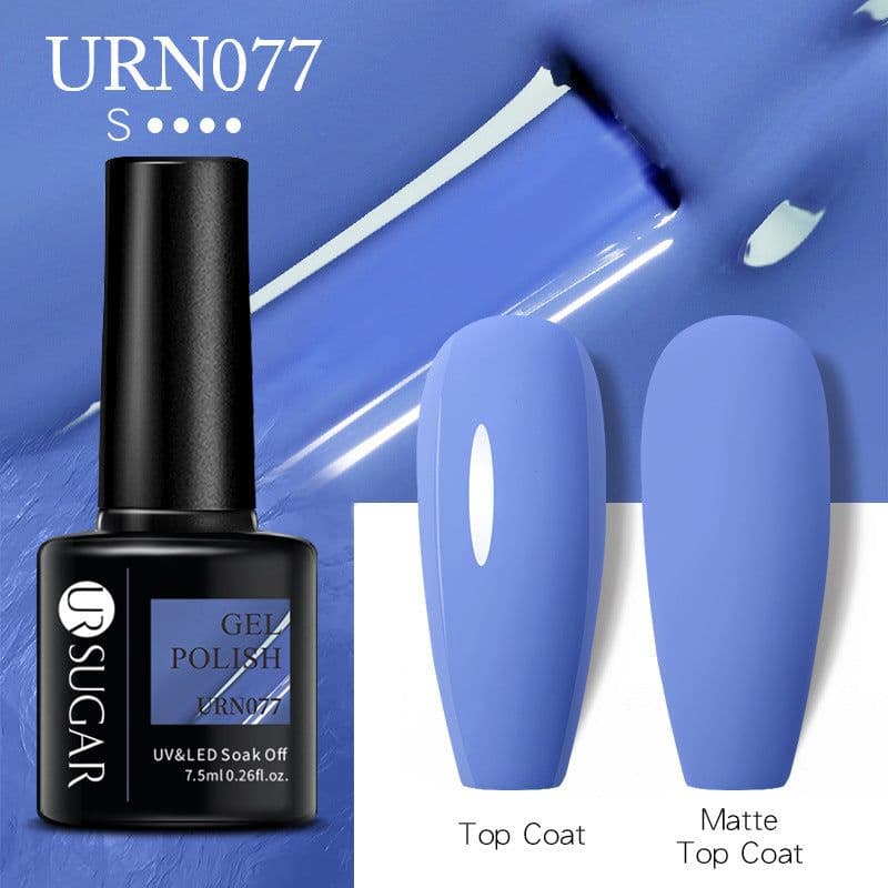image-UR SUGAR Nail Polish Gel URN090 7.5ML Solid Color Phototherapy